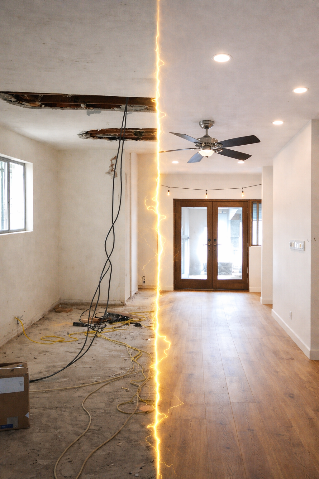 Home electrical remodel